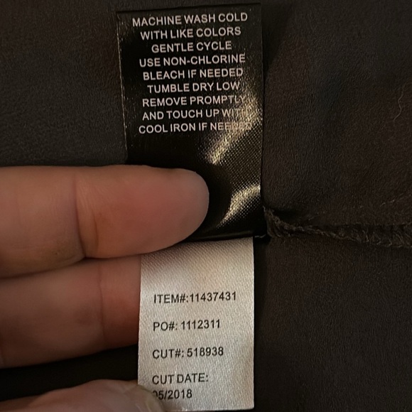 Torrid Lexie Gray‎ Hi-Lo Chiffon Tunic Size 1/1X  #11437435 - Picture 12 of 12